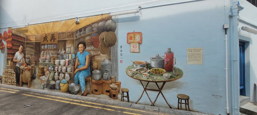 ... in China Town.